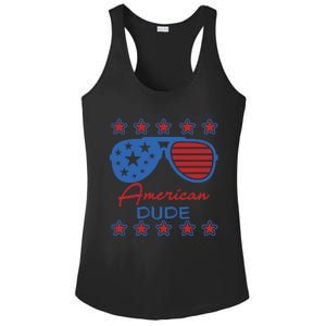 American Dude Gift 4th Of July Sunglasses Cute Gift Ladies PosiCharge Competitor Racerback Tank