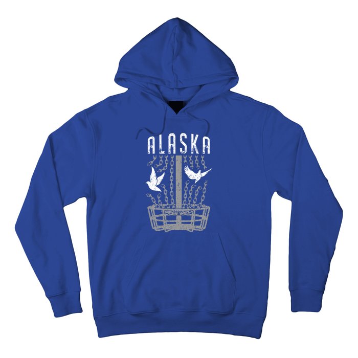 Alaska Disc Golf Player Breaking Chains Birdie Gift Hoodie