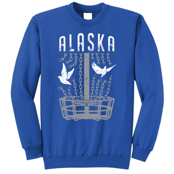 Alaska Disc Golf Player Breaking Chains Birdie Gift Sweatshirt