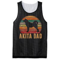 Akita Dad Gift Akita Daddy Dog Owner Pet Father Mesh Reversible Basketball Jersey Tank