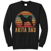 Akita Dad Gift Akita Daddy Dog Owner Pet Father Tall Sweatshirt