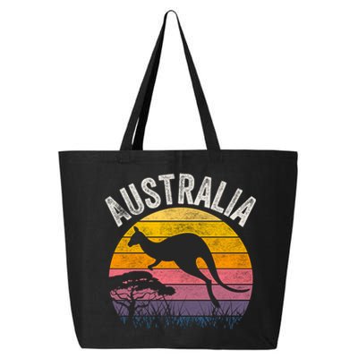 Australia Day Gift Funny Australian Kangaroo Vintage Gift Cool Gift 25L Jumbo Tote