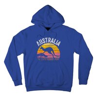 Australia Day Gift Funny Australian Kangaroo Vintage Gift Cool Gift Hoodie