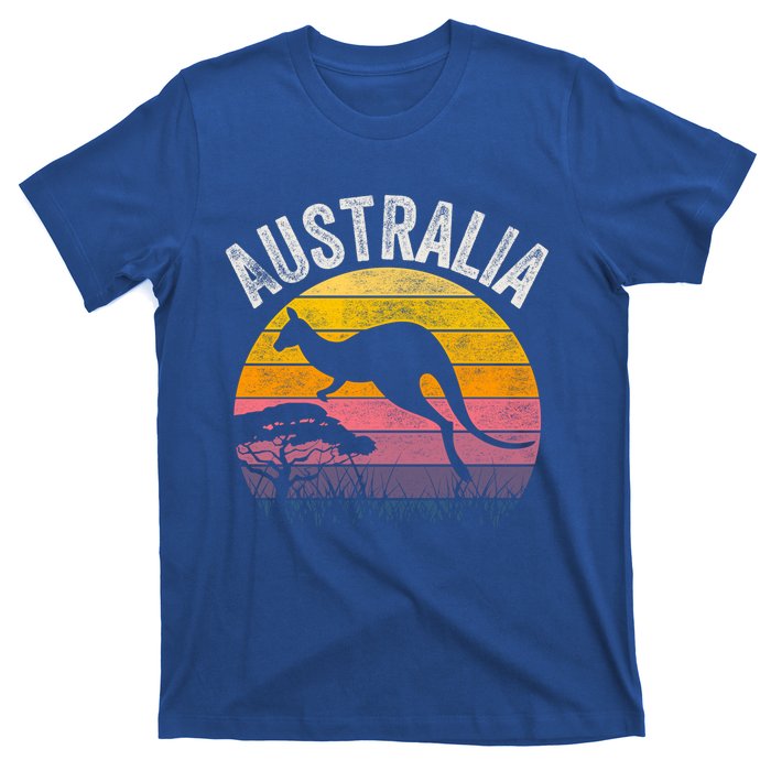 Australia Day Gift Funny Australian Kangaroo Vintage Gift Cool Gift T-Shirt