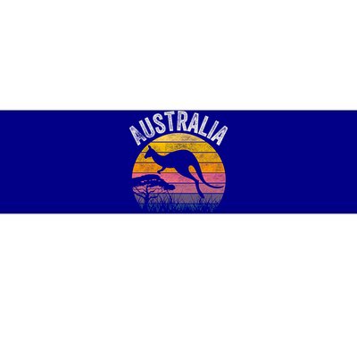 Australia Day Gift Funny Australian Kangaroo Vintage Gift Cool Gift Bumper Sticker