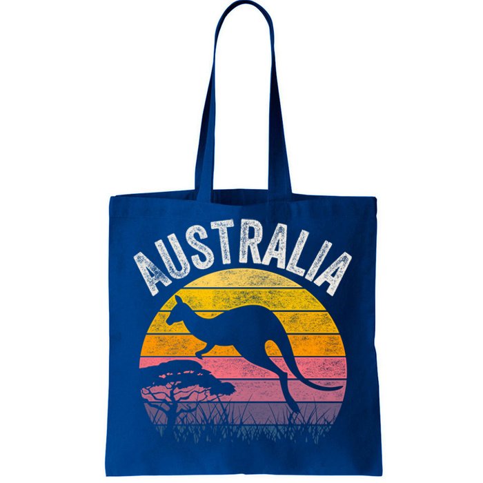 Australia Day Gift Funny Australian Kangaroo Vintage Gift Cool Gift Tote Bag