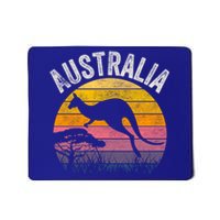 Australia Day Gift Funny Australian Kangaroo Vintage Gift Cool Gift Mousepad