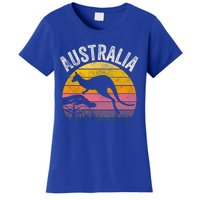 Australia Day Gift Funny Australian Kangaroo Vintage Gift Cool Gift Women's T-Shirt