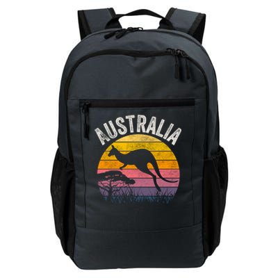 Australia Day Gift Funny Australian Kangaroo Vintage Gift Cool Gift Daily Commute Backpack