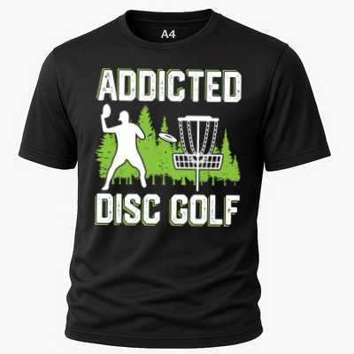Addicted Disc Golf Tree Frisbee Golf Lovers Gift Performance Shirt