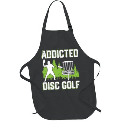 Addicted Disc Golf Tree Frisbee Golf Lovers Gift Apron
