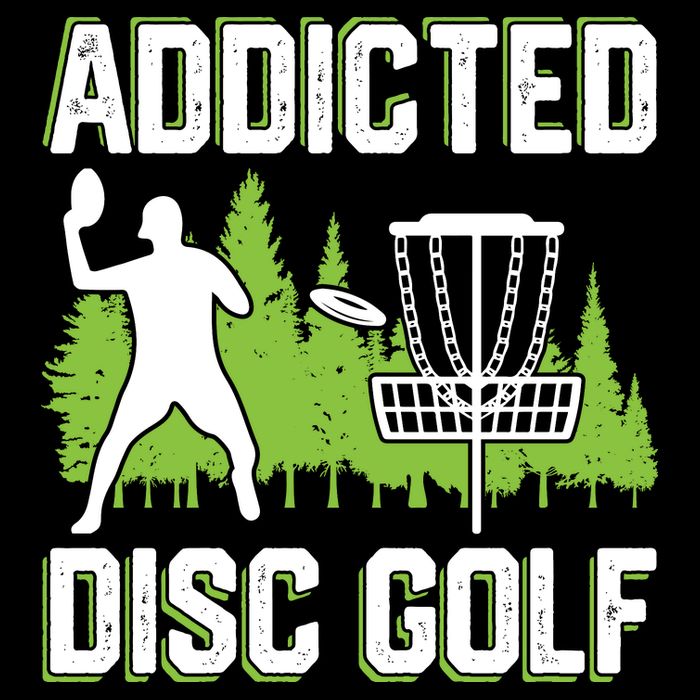 Addicted Disc Golf Tree Frisbee Golf Lovers Gift 16 in Basic Backpack
