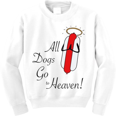 All Dogs Go To Heaven Sausage Kids Sweatshirt
