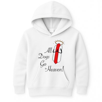 All Dogs Go To Heaven Sausage Kids Hoodie