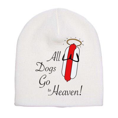 All Dogs Go To Heaven Sausage Short Acrylic Beanie