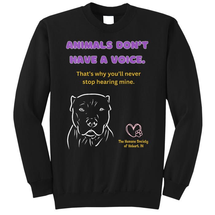 Animals DonT Have A Voice Dark Sweatshirt