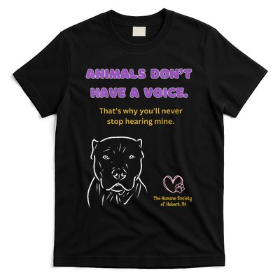 Animals DonT Have A Voice Dark T-Shirt