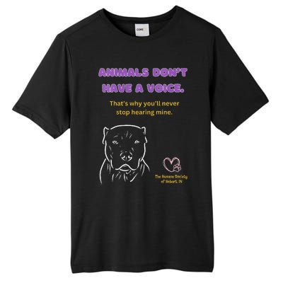 Animals DonT Have A Voice Dark Tall Fusion ChromaSoft Performance T-Shirt