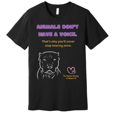 Animals DonT Have A Voice Dark Premium T-Shirt