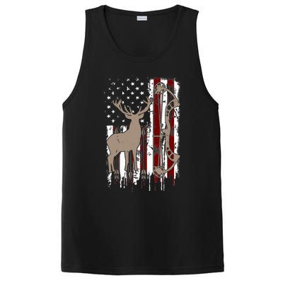 American Deer Hunting Bow Hunter Flag Accessories PosiCharge Competitor Tank