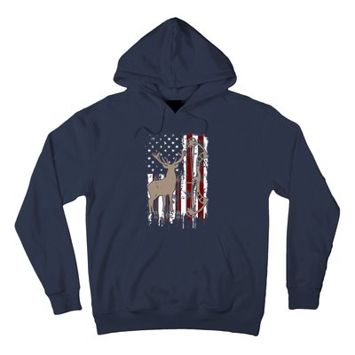 American Deer Hunting Bow Hunter Flag Accessories Hoodie