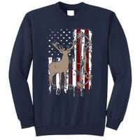 American Deer Hunting Bow Hunter Flag Accessories Tall Sweatshirt