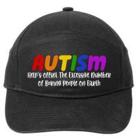 Autism Definition Helps Offset The Excessive Number Of Boring People On Earth 7-Panel Snapback Hat