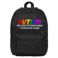 Autism Definition Helps Offset The Excessive Number Of Boring People On Earth 16 in Basic Backpack