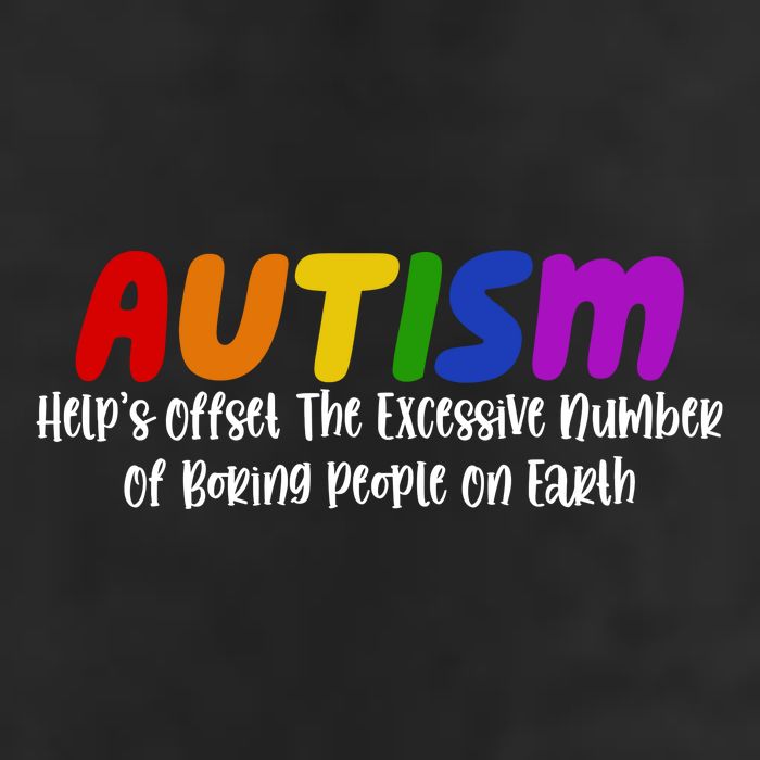 Autism Definition Helps Offset The Excessive Number Of Boring People On Earth 25L Jumbo Tote
