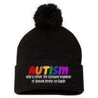 Autism Definition Helps Offset The Excessive Number Of Boring People On Earth Pom Pom 12in Knit Beanie
