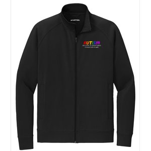 Autism Definition Helps Offset The Excessive Number Of Boring People On Earth Stretch Full-Zip Cadet Jacket