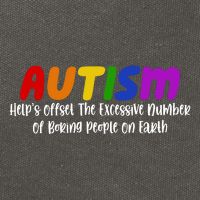 Autism Definition Helps Offset The Excessive Number Of Boring People On Earth Cotton Canvas Backpack