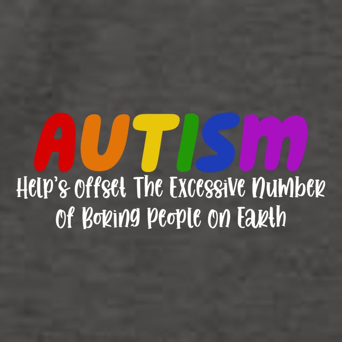 Autism Definition Helps Offset The Excessive Number Of Boring People On Earth Vector Backpack