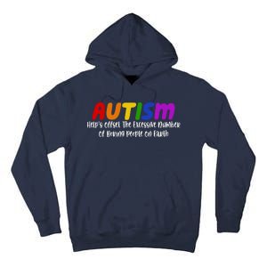 Autism Definition Helps Offset The Excessive Number Of Boring People On Earth Tall Hoodie