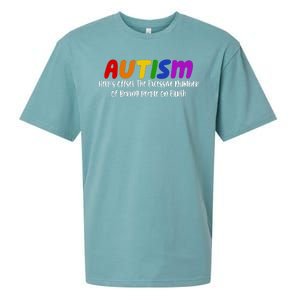 Autism Definition Helps Offset The Excessive Number Of Boring People On Earth Sueded Cloud Jersey T-Shirt