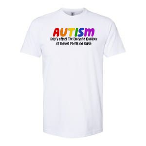 Autism Definition Helps Offset The Excessive Number Of Boring People On Earth Softstyle CVC T-Shirt