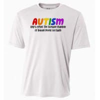 Autism Definition Helps Offset The Excessive Number Of Boring People On Earth Cooling Performance Crew T-Shirt