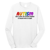 Autism Definition Helps Offset The Excessive Number Of Boring People On Earth Long Sleeve Shirt