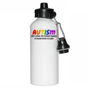 Autism Definition Helps Offset The Excessive Number Of Boring People On Earth Aluminum Water Bottle