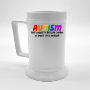 Autism Definition Helps Offset The Excessive Number Of Boring People On Earth Beer Stein