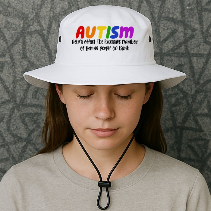 Autism Definition Helps Offset The Excessive Number Of Boring People On Earth Bucket Hat