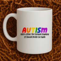 Autism Definition Helps Offset The Excessive Number Of Boring People On Earth Mug
