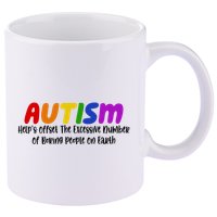 Autism Definition Helps Offset The Excessive Number Of Boring People On Earth 11oz C Handle Ceramic Mug