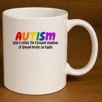 Autism Definition Helps Offset The Excessive Number Of Boring People On Earth 11oz C Handle Ceramic Mug