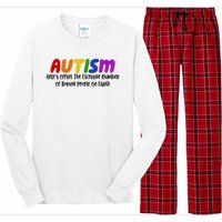 Autism Definition Helps Offset The Excessive Number Of Boring People On Earth Long Sleeve Pajama Set