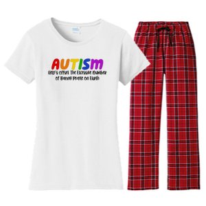 Autism Definition Helps Offset The Excessive Number Of Boring People On Earth Women's Flannel Pajama Set