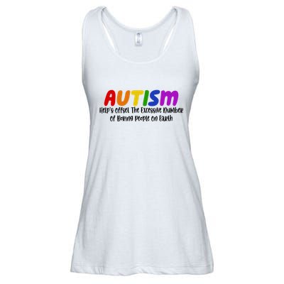 Autism Definition Helps Offset The Excessive Number Of Boring People On Earth Ladies Essential Flowy Tank