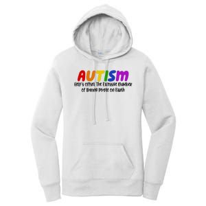 Autism Definition Helps Offset The Excessive Number Of Boring People On Earth Women's Pullover Hoodie