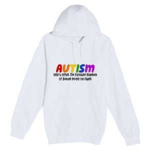 Autism Definition Helps Offset The Excessive Number Of Boring People On Earth Premium Pullover Hoodie