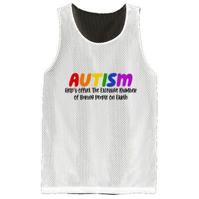 Autism Definition Helps Offset The Excessive Number Of Boring People On Earth Mesh Reversible Basketball Jersey Tank